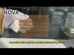 آلومینیوم انعطاف پذیر کشش قدرت مقاومت در برابر خوردگی تزئینی سیم میش