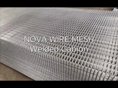 گابيون جوش زینک آلومينيوم - 275 گرم در متر مربع پوشش مقاوم در برابر آب و هوا