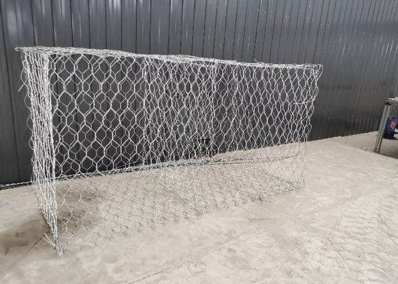 قفس توری گابیونی با تنش بالا گالوانیزه داغ برای بازسازی رودخانه