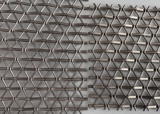 Customizable Stainless Steel Mesh Screen with Interlocked Ring Mesh and 1.0 mm 2.0 mm Wire Diameter