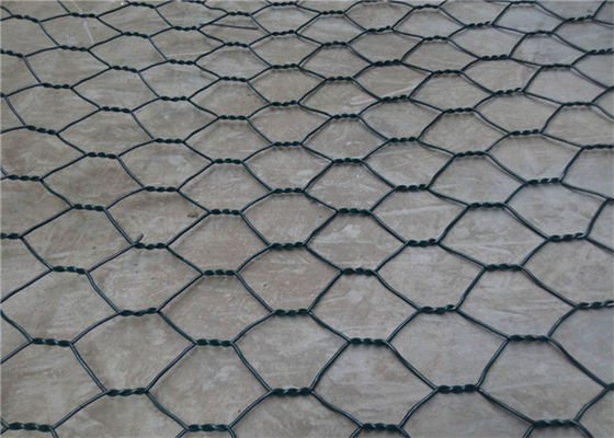 تشک گابيوني پوشش داده شده با PVC مقاوم به خوردگي براي کنترل سيلاب و حرکت زمين