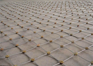 مش سیم ایمنی از فولاد ضد زنگ خالص برای حفاظت از شیب سقوط ISO9001 ذکر شده