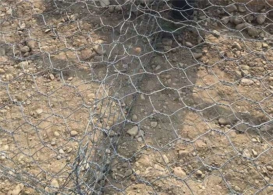 قفس توری گابیونی با تنش بالا گالوانیزه داغ برای بازسازی رودخانه