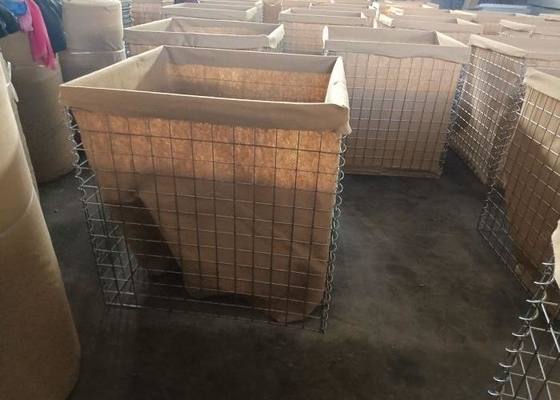 موانع شن دفاعی نظامی 75x75mm با مواد پارچه Pp