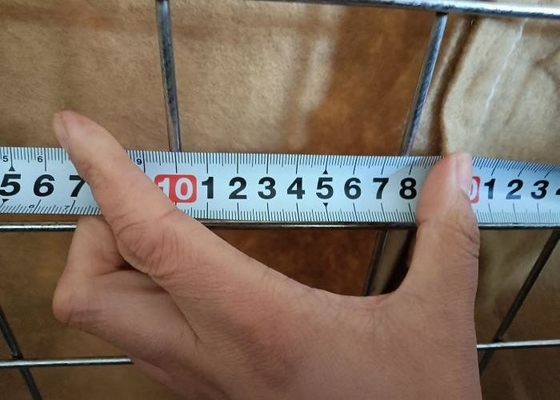 امن و منظره سازی ساخته شده آسان جوش جعبه گابيون جنگلی موانع دفاعی 76.2 X 76.2mm 4.0mm