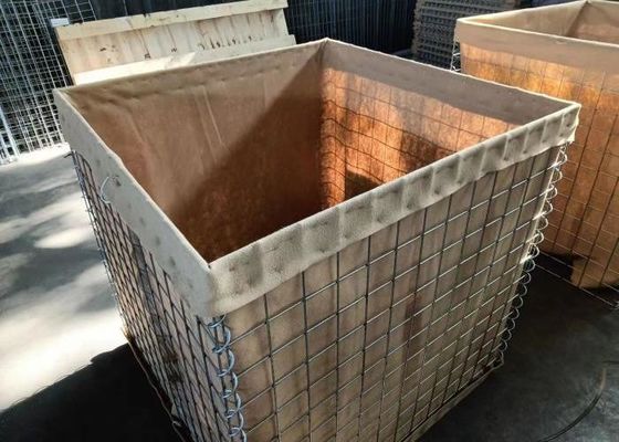 76.2*76.2mm اندازه سوراخ گابيون موانع برای حفاظت دوستانه محیط زیست