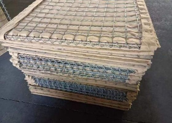 پنل سیم سنگین سد نظامی با سطح پوشش زینک و اتصال سیم مارپیچ