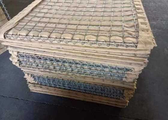 پنل سیم سنگین سد نظامی با سطح پوشش زینک و اتصال سیم مارپیچ