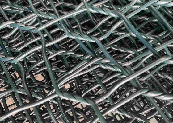 مش سیم گابیون 2.7 میلی متری 80 میلی متر در 100 میلی متر PVC روکش شده برای محافظت از رودخانه