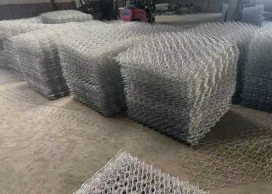 مقاومت کششی تشک های گابیان با پوشش سبز PVC