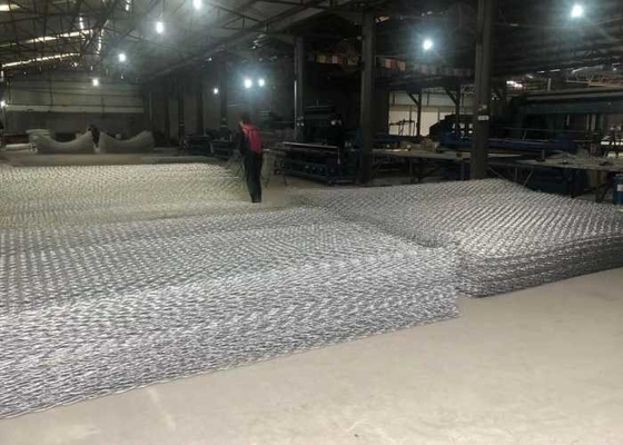 محافظ شیب تشک  Gabion با روکش پی وی سی سازگار با محیط زیست