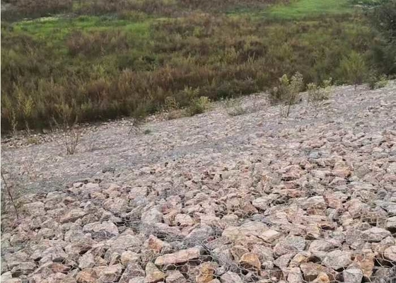 محافظ شیب تشک  Gabion با روکش پی وی سی سازگار با محیط زیست