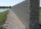 جعبه گابیون جوشی گالوانیزه با قطر سیم 4.0 میلی متر به عنوان دیوار نگهدارنده گابیون
