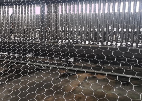 سبد گابیون گالوانیزه 2x1x1 متر مش سیم فولادی دو رشته ای 2.7 میلی متر
