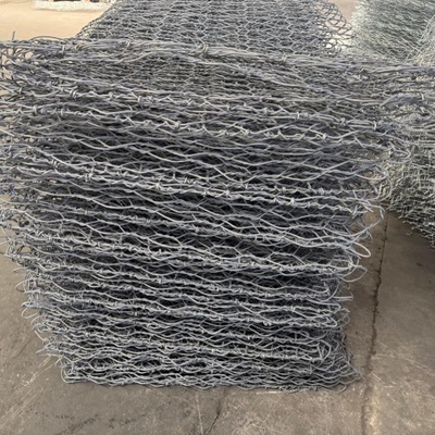 سبد گابيون فولاد گالوانيزه شده 1m x 1m x 1m براي حفاظت از سواحل