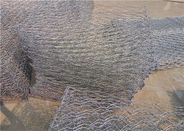 100mmx120mm Mesh Size زینک پوشانده گابيون سبد برای حفاظت از رودخانه