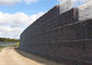 گیبونز جوش داده شده از جنس استنلس استیل / سیم دیواری داغ قفس دیوار سنگ