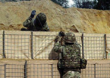 سبد قابل انعطاف بافته شده برای دیوار سبد Bastion Barrier 100 * 100 میلی متر اندازه سوراخ