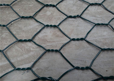 جعبه گابین شش ضلعی PVC پوشش داده شده برای کنترل فرسایش / تشک گابین