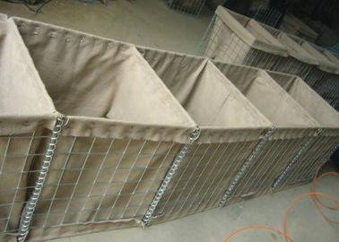 3mm موانع دفاعی نظامی / موانع شن و ماسه گابيون Mesh Box