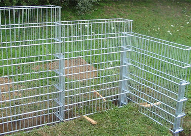 Galfan Coated Gobions Mesh Gobions مقاومت در برابر خوردگی برای حفاظت خاک